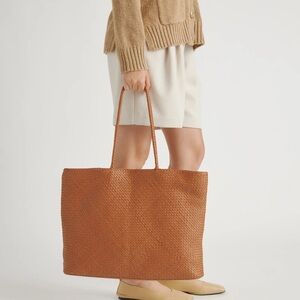 Quince woven large tote